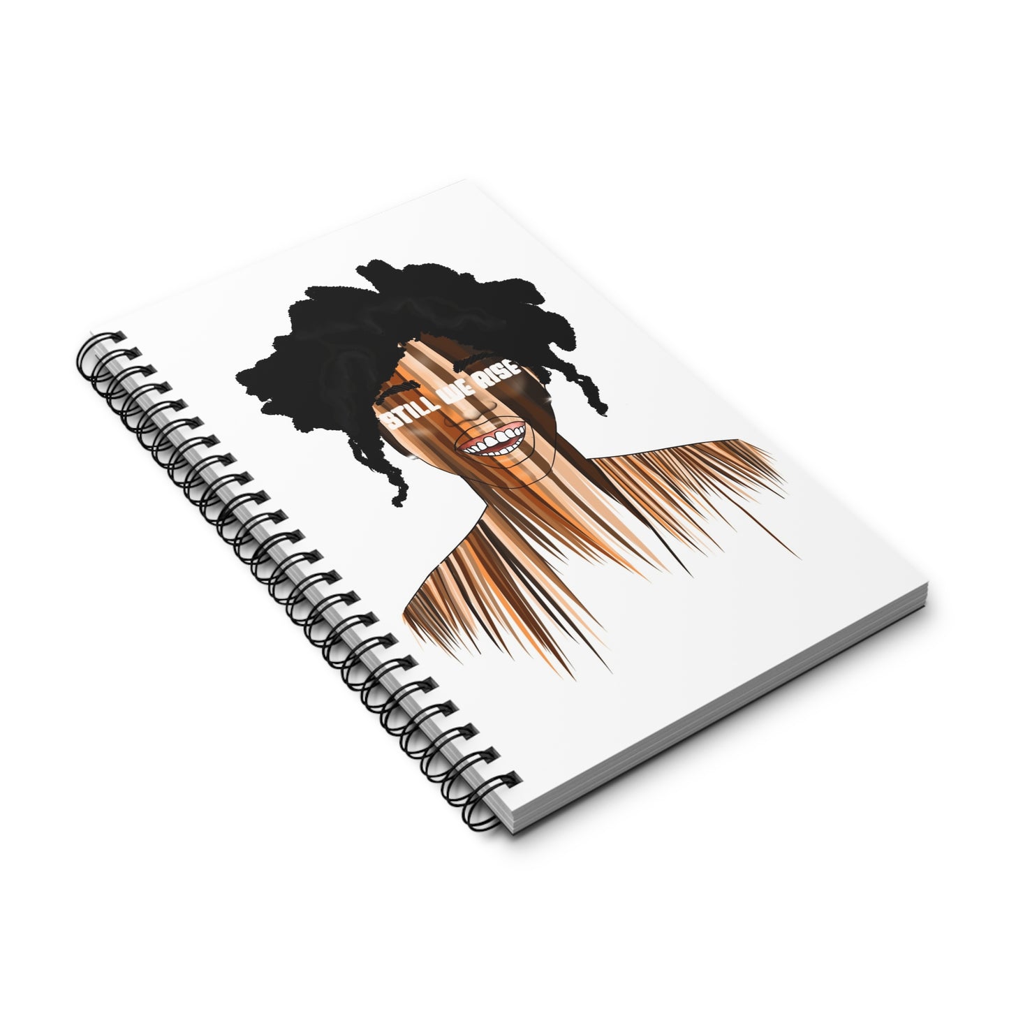 Inspirational Spiral Journal, Motivational Notebook, Self-Care Journal, Black Empowerment Gift, Unique Writing Journal