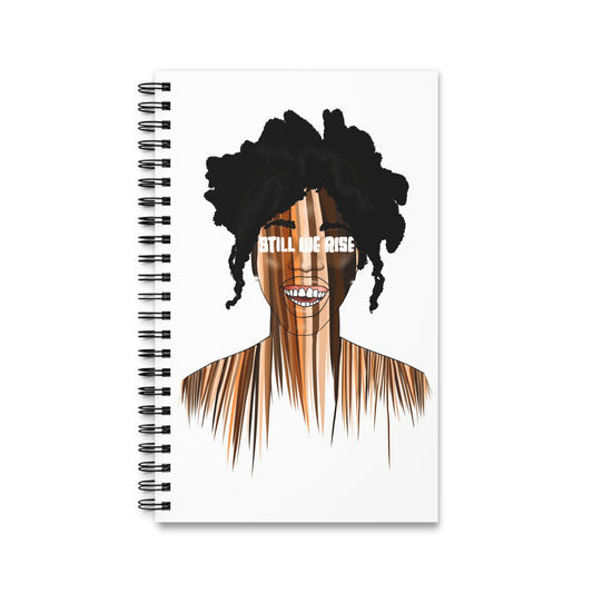 Inspirational Spiral Journal, Motivational Notebook, Self-Care Journal, Black Empowerment Gift, Unique Writing Journal